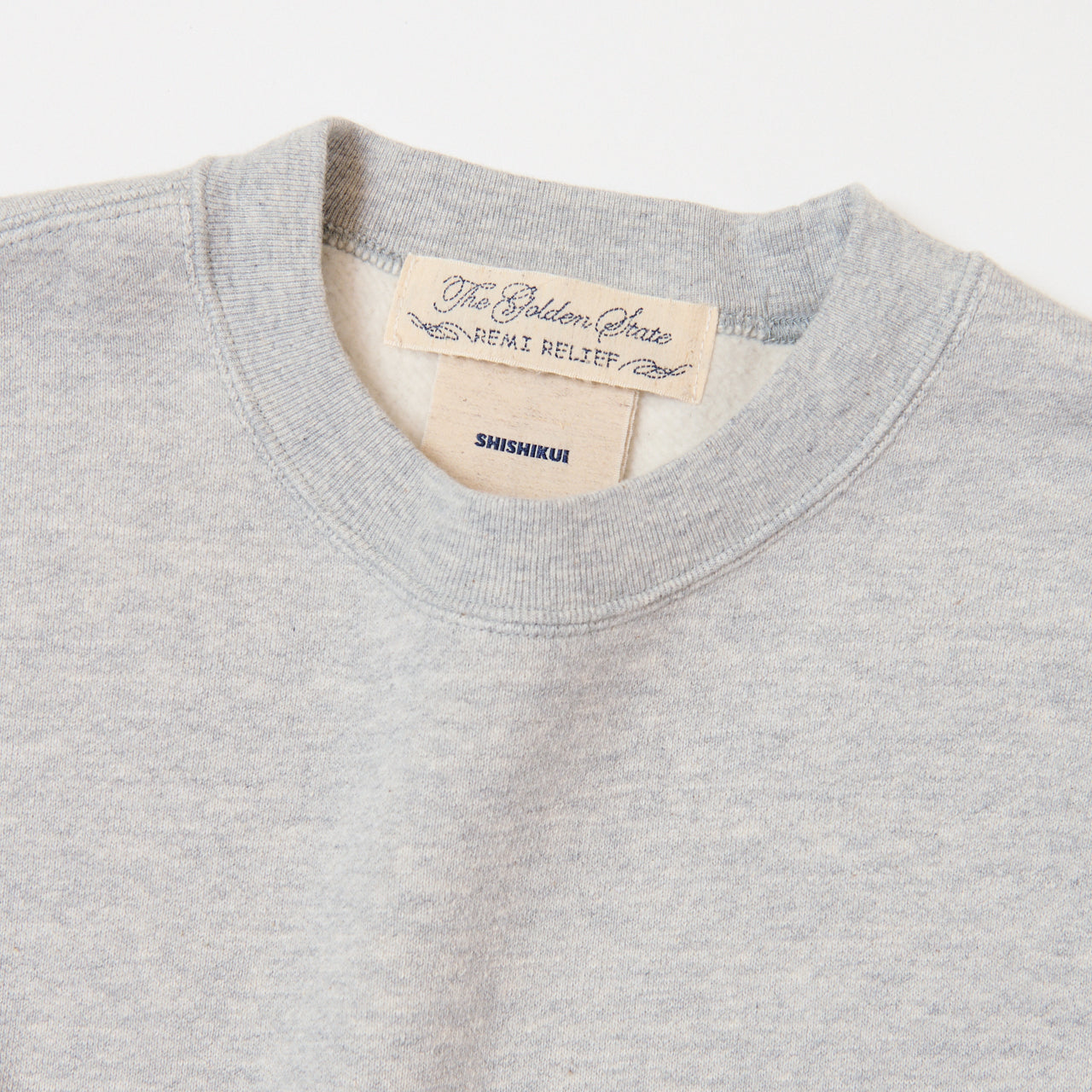 Brushed Crew / HEATHER GRAY – SHISHIKUI