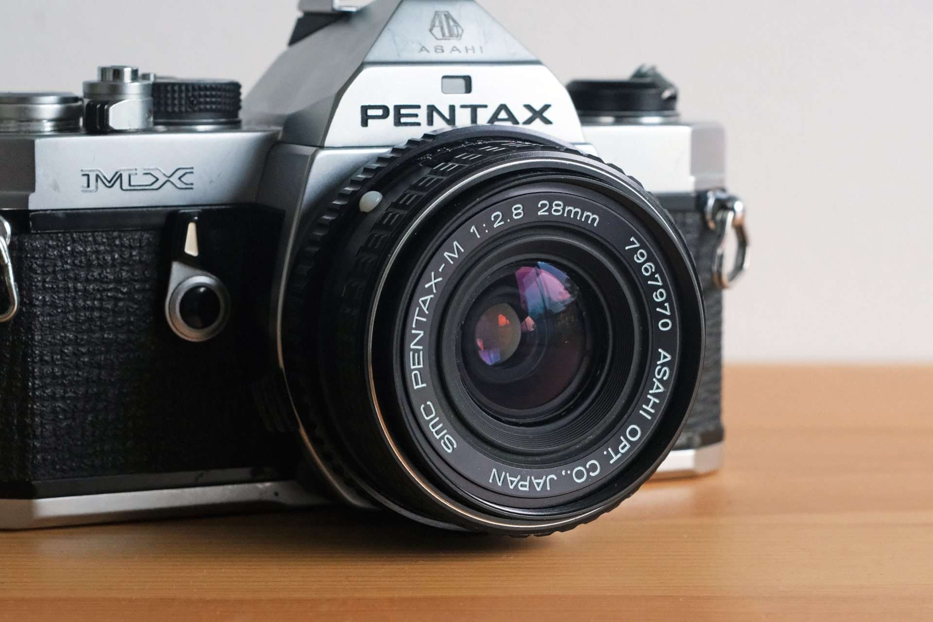Pentax MX Film Camera & 28mm Wide Angle Lens - Buy Online at Shutteroo