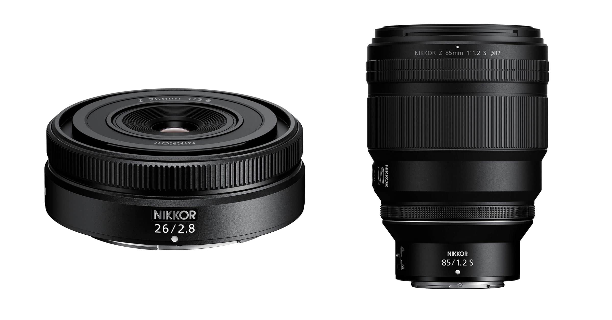 Nikon Announces New 26mm Pancake Lens and 85mm f/1.2 S