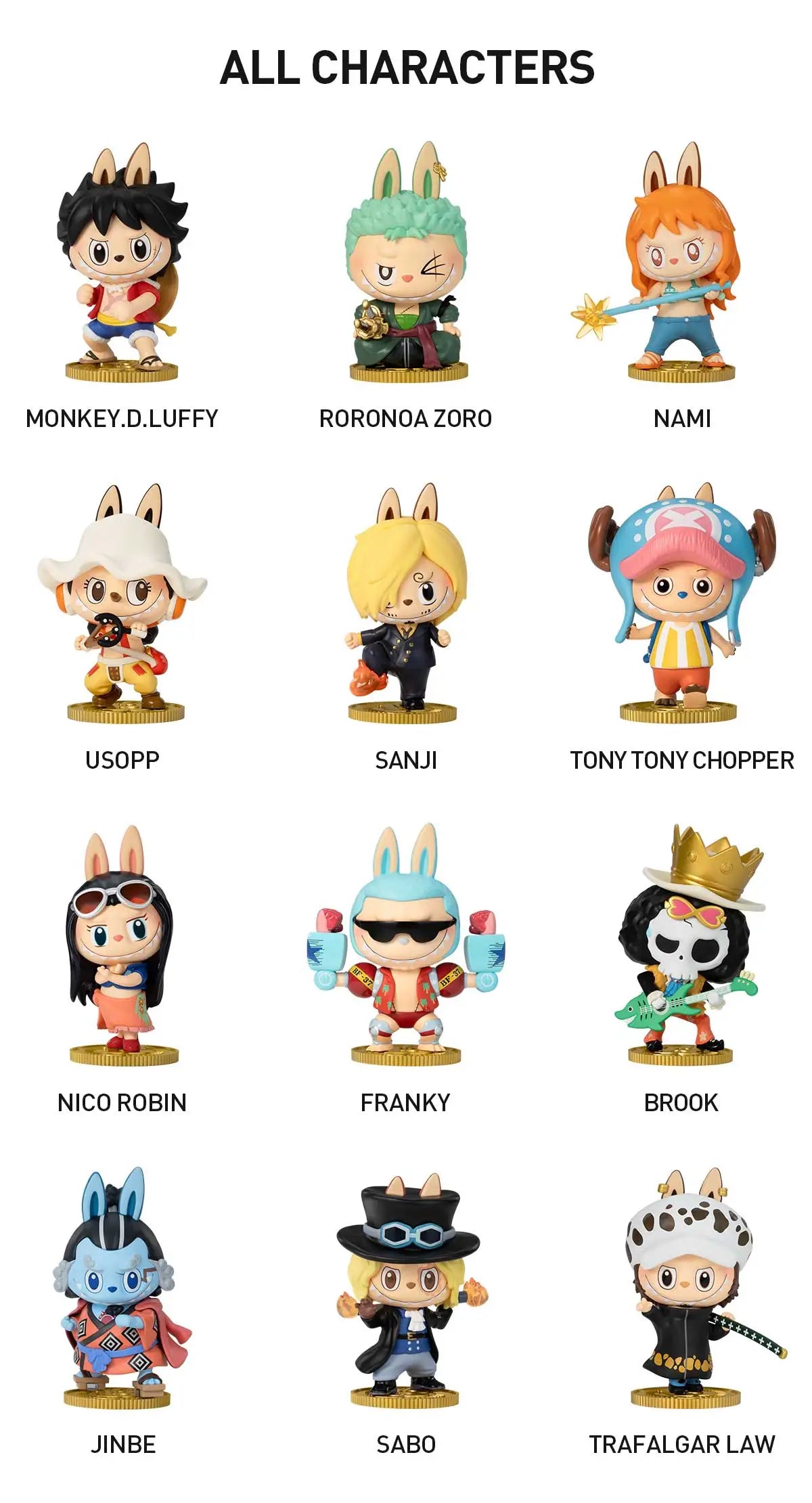 POP MART: THE MONSTERS x One Piece Series Figure - 1 Blind Box