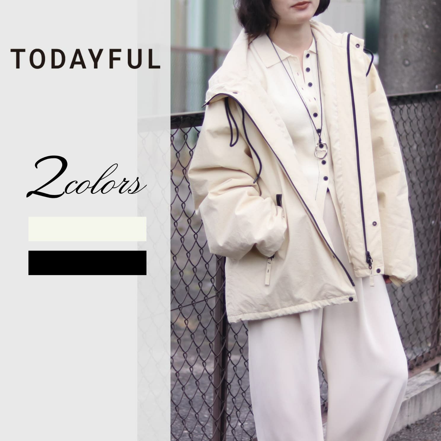 TODAYFUL /トゥデイフル Slub Slit Shirts 12510411 シアートップス V