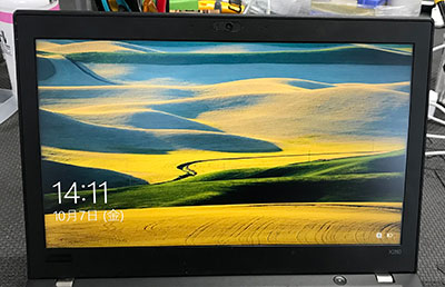 ThinkPad X280の液晶修理 イヤホンを挟んで画面割れ | パソコン修理