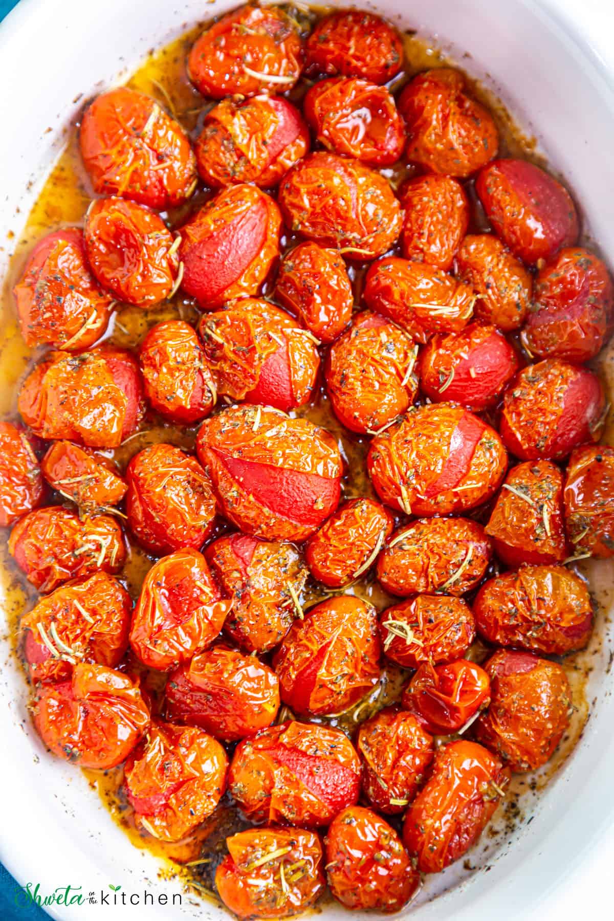 Easy Roasted Tomatoes (Oven & Air Fryer Recipe) - Shweta in the