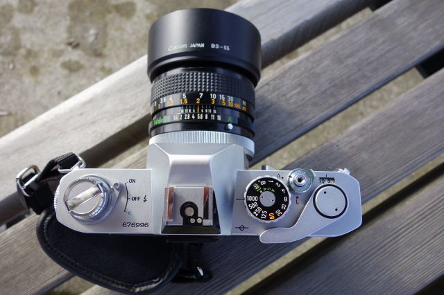 ついに沼へ入水 キヤノン FTb + FD 50mm F1.4: 弘法よ、筆は選べ