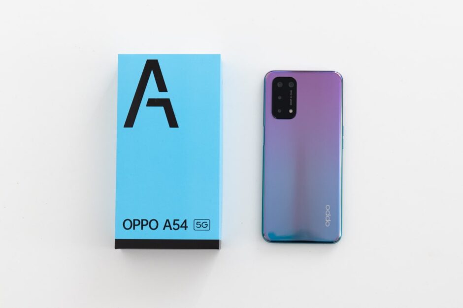 OPPO A54 5G au Oppo スマートフォン グラデーションパープル OPPO A54