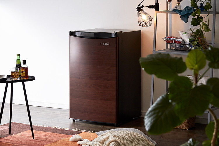 simplus 1ドア冷凍庫 SPL-138F 黒 simplus 1ドア冷凍庫 33L 右開き