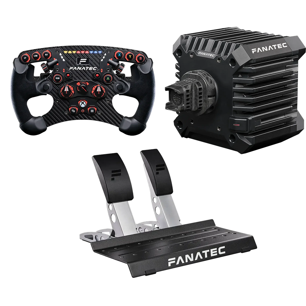 Fanatec CSL DD QR2 (5 Nm) + Formula V2.5 X Wheel + CSL 2-Pedal Set