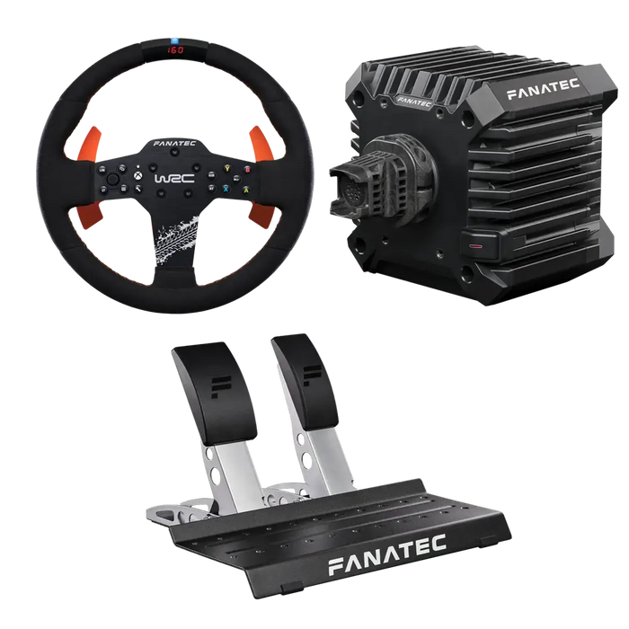 Fanatec Elite WRC Steering Wheel + DD QR2 Wheel Base (5 Nm) +