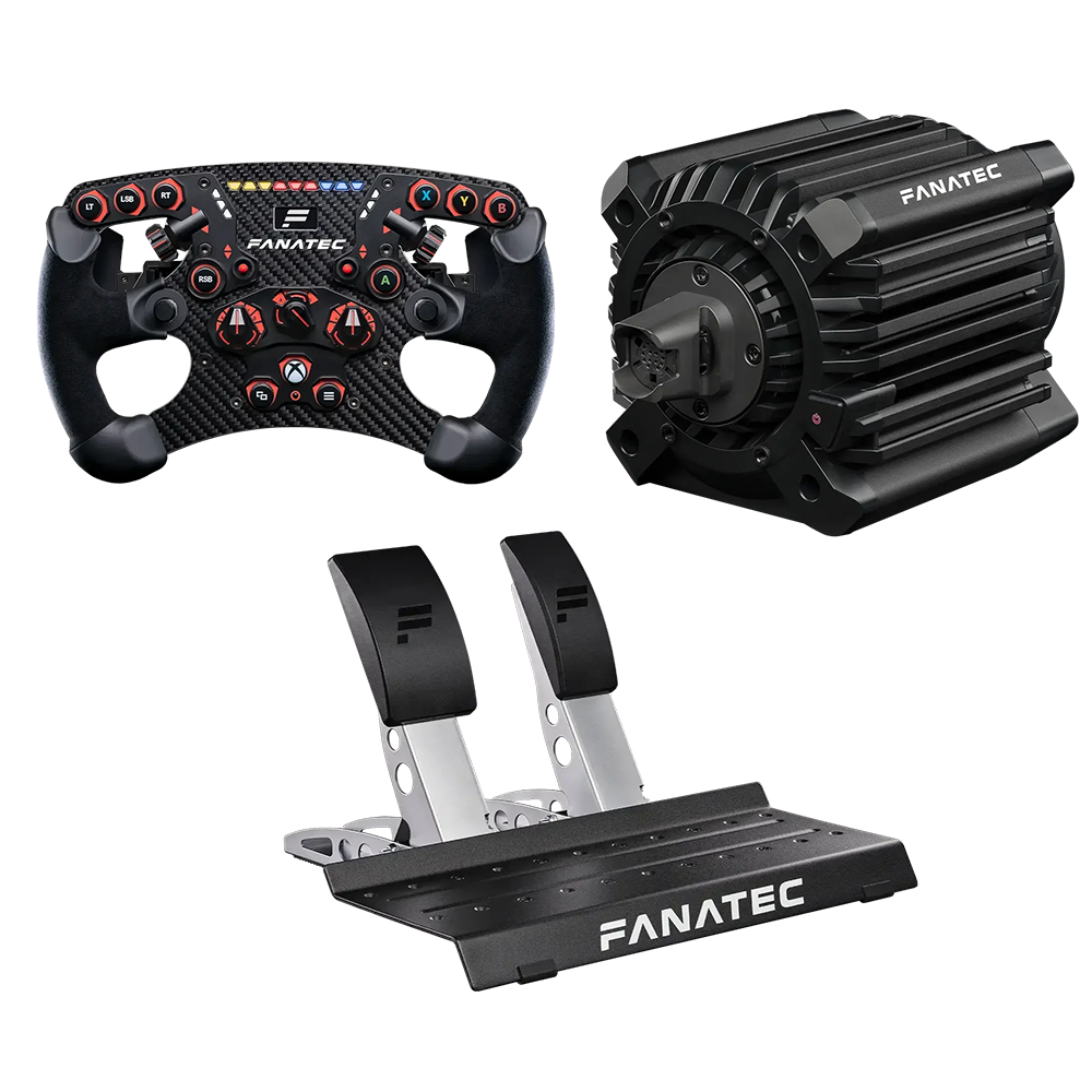 Fanatec ClubSport DD (12 Nm) + Formula V2.5 X Wheel + CSL 2-Pedal