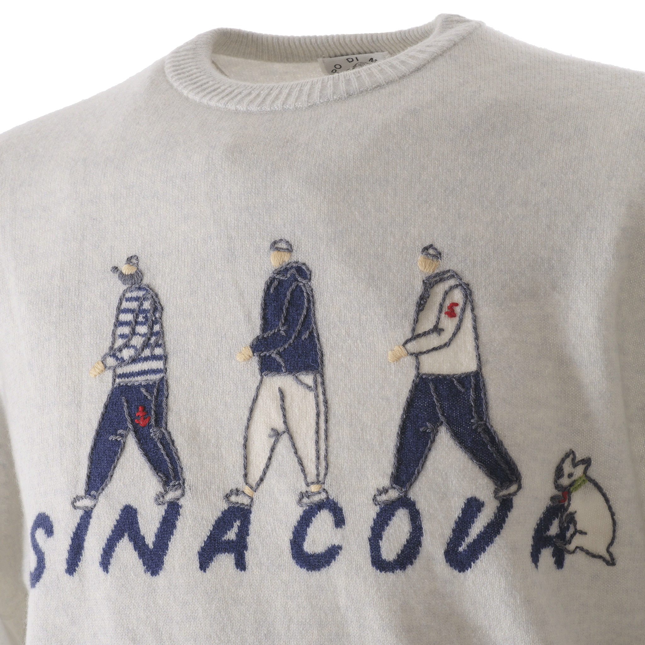 クルーネックセーター カシミヤ100％ 23222030