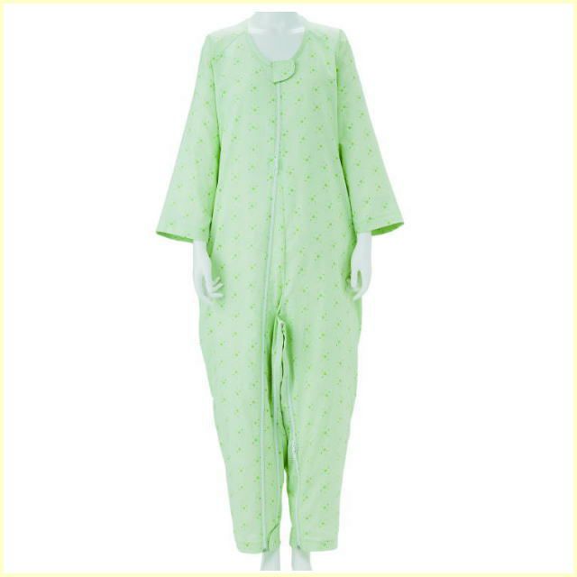 ソフトケアねまき スリーシーズン フルオープン・両開きファスナー