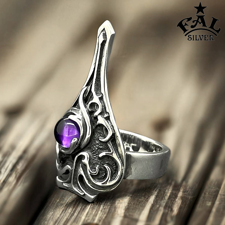 エフエーエル F.A.L FAL シルバー リング Destiny arrow スペード