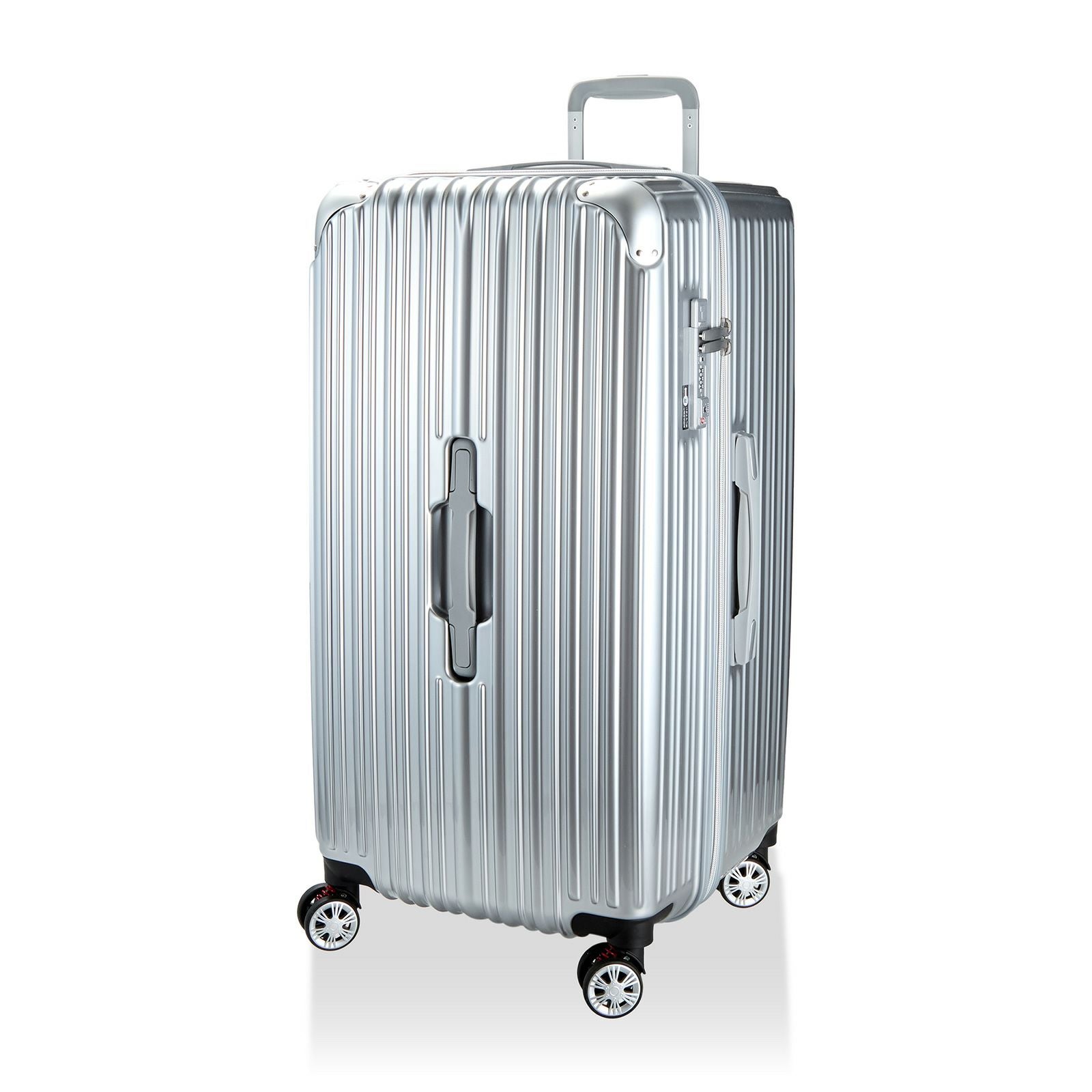 スーツケース Mサイズ 66L アルミ調 TRIDENT TRI1030-60 | シフレ