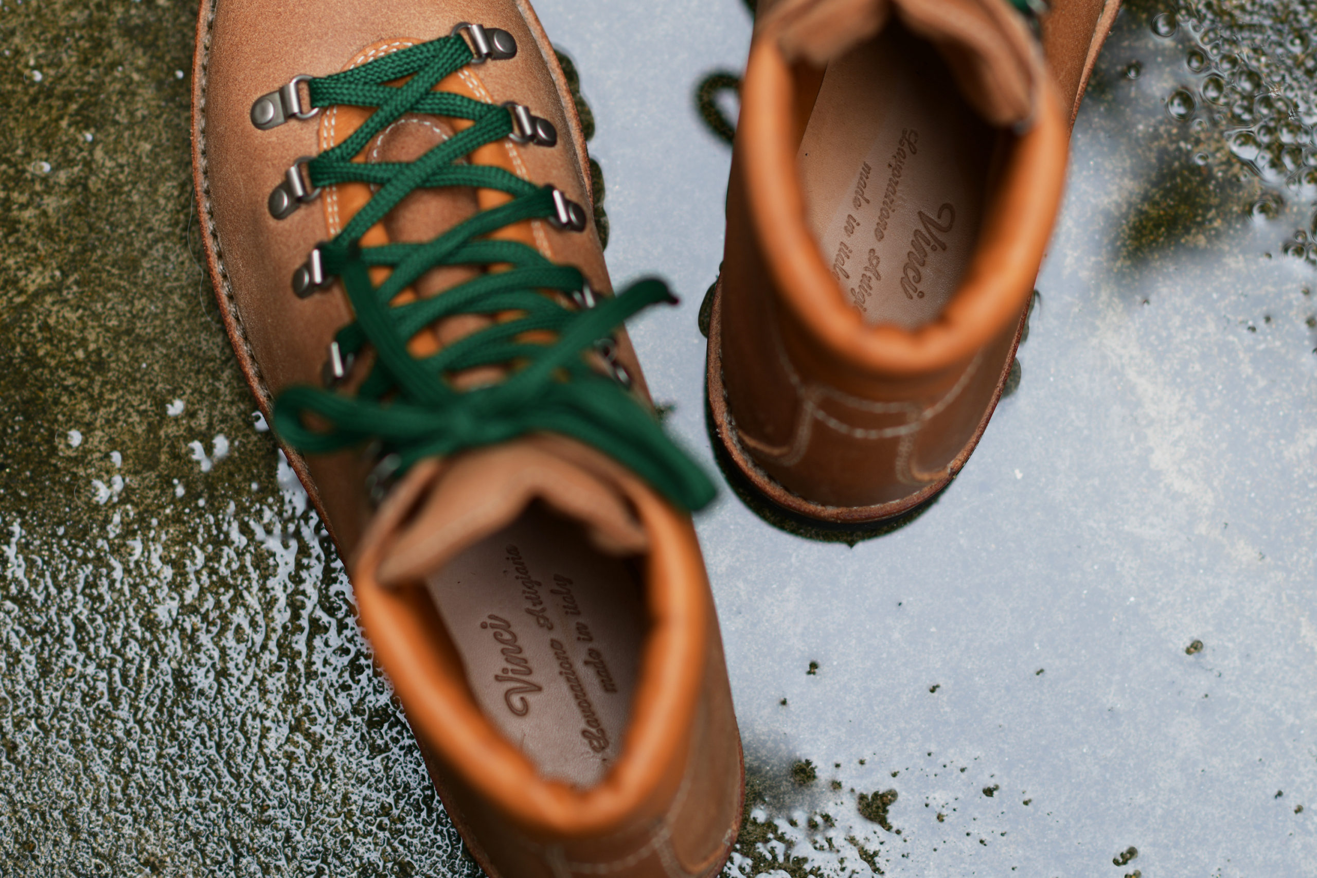 Vinci Hand Made Boots in Toscana Italy. - Silver and Gold