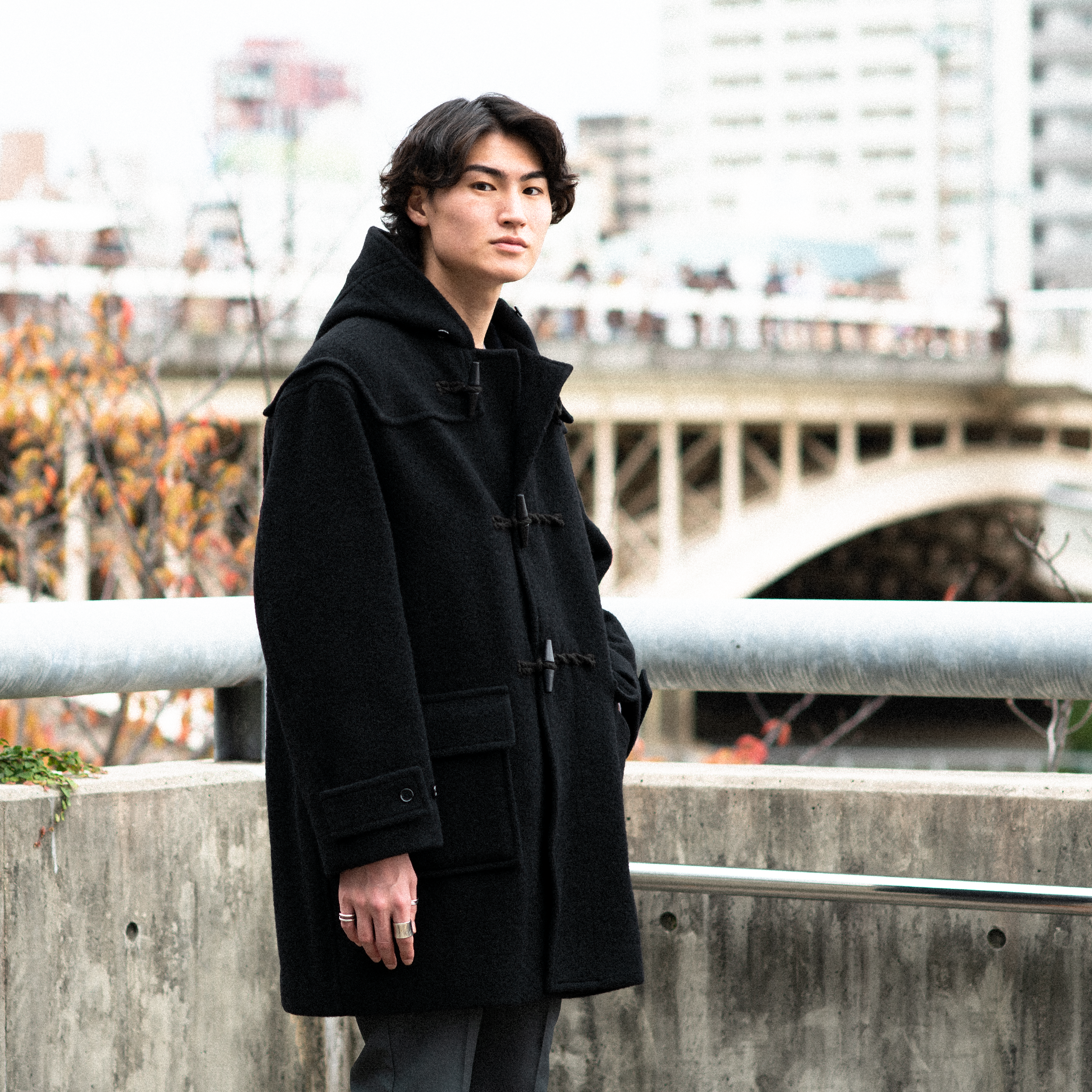 blurhms ROOTSTOCK - DUFFLE COAT for Silver and Gold - Silver and Gold