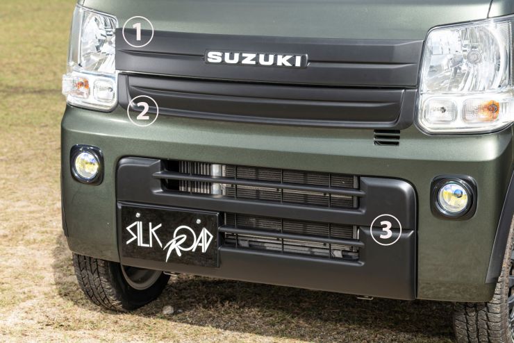 フロントガーニッシュ各種 エブリイ DA17V :: SilkRoad