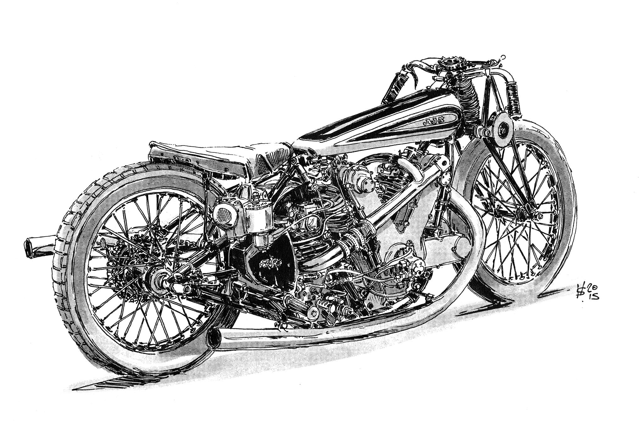 Motorcycle Specials: The Incredible 1929 AJS Record Attempt Machine