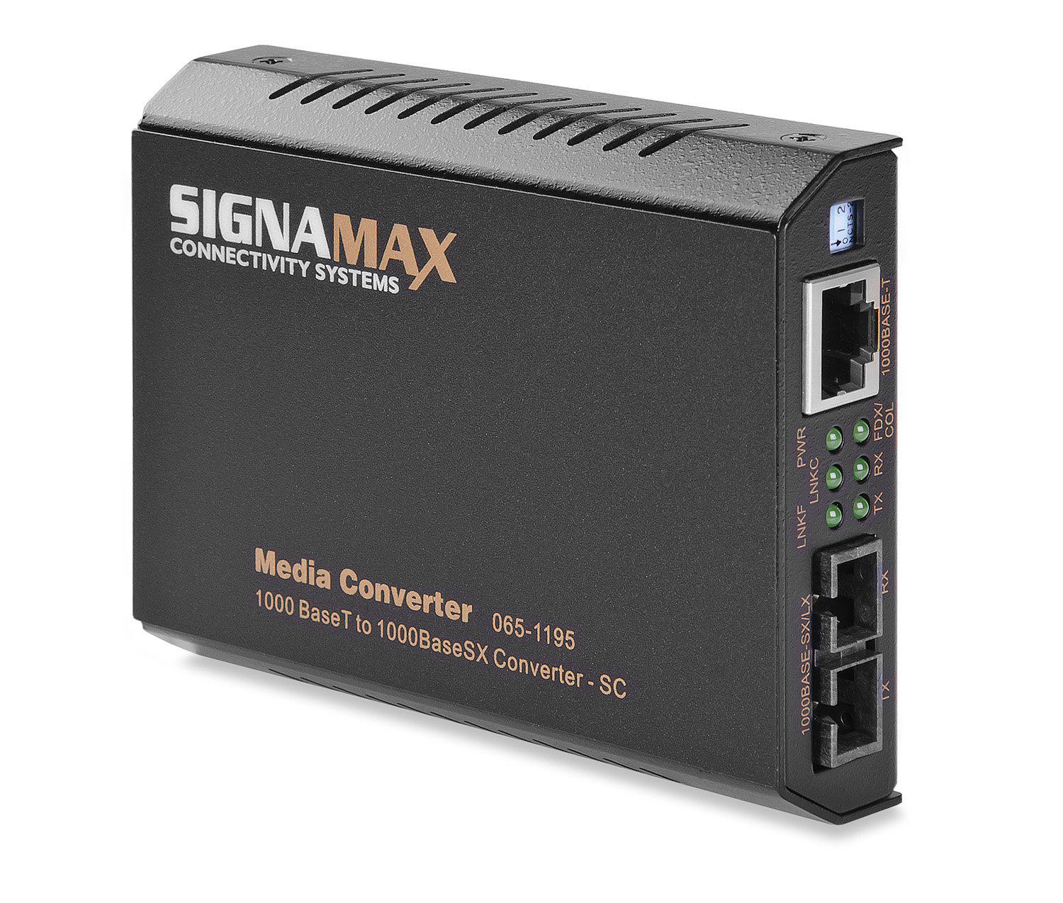 1000BaseT to 1000 SX/LX Media Converters - Signamax