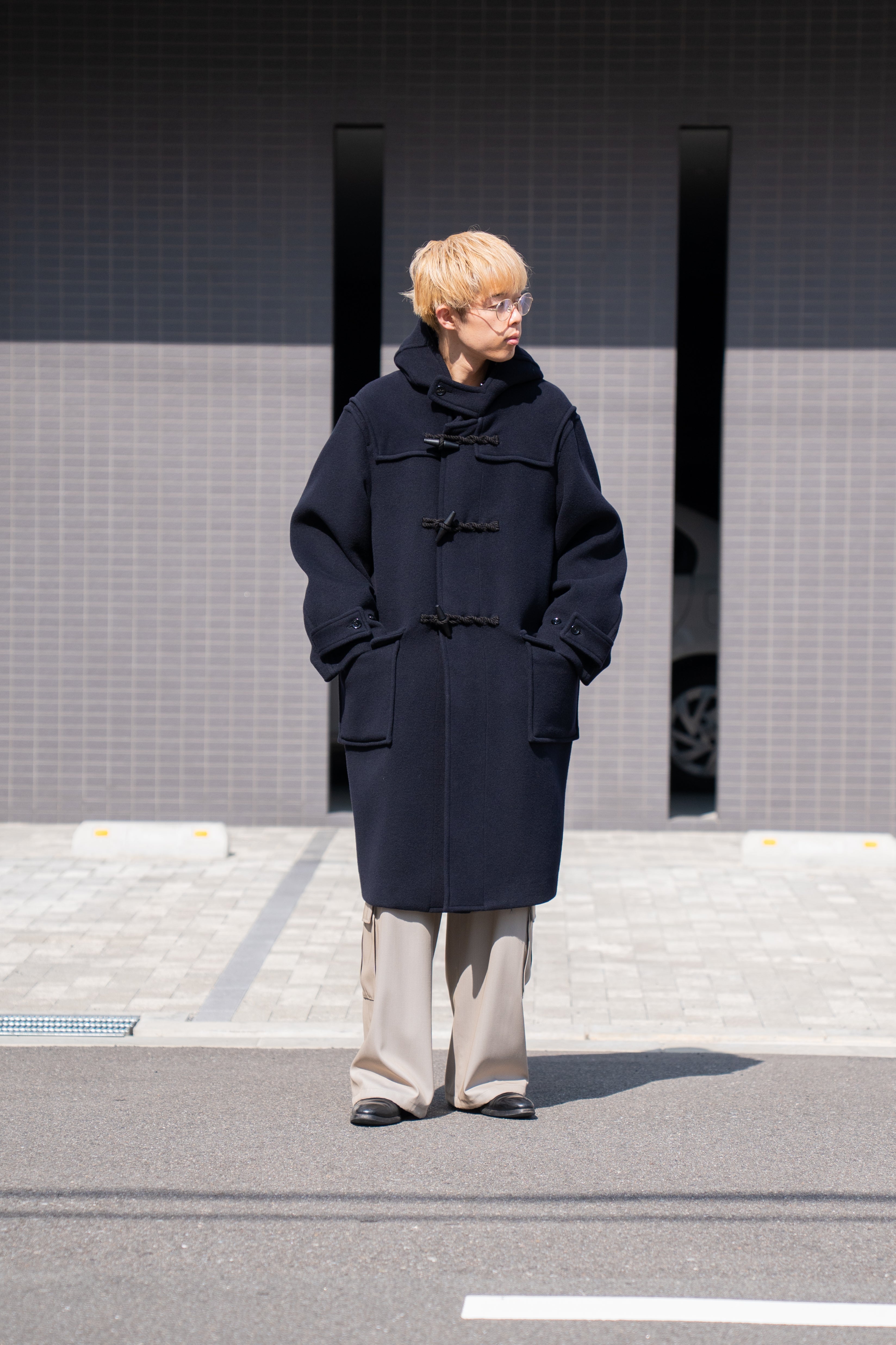 Wool Felton Duffle Coat – sign | サイン