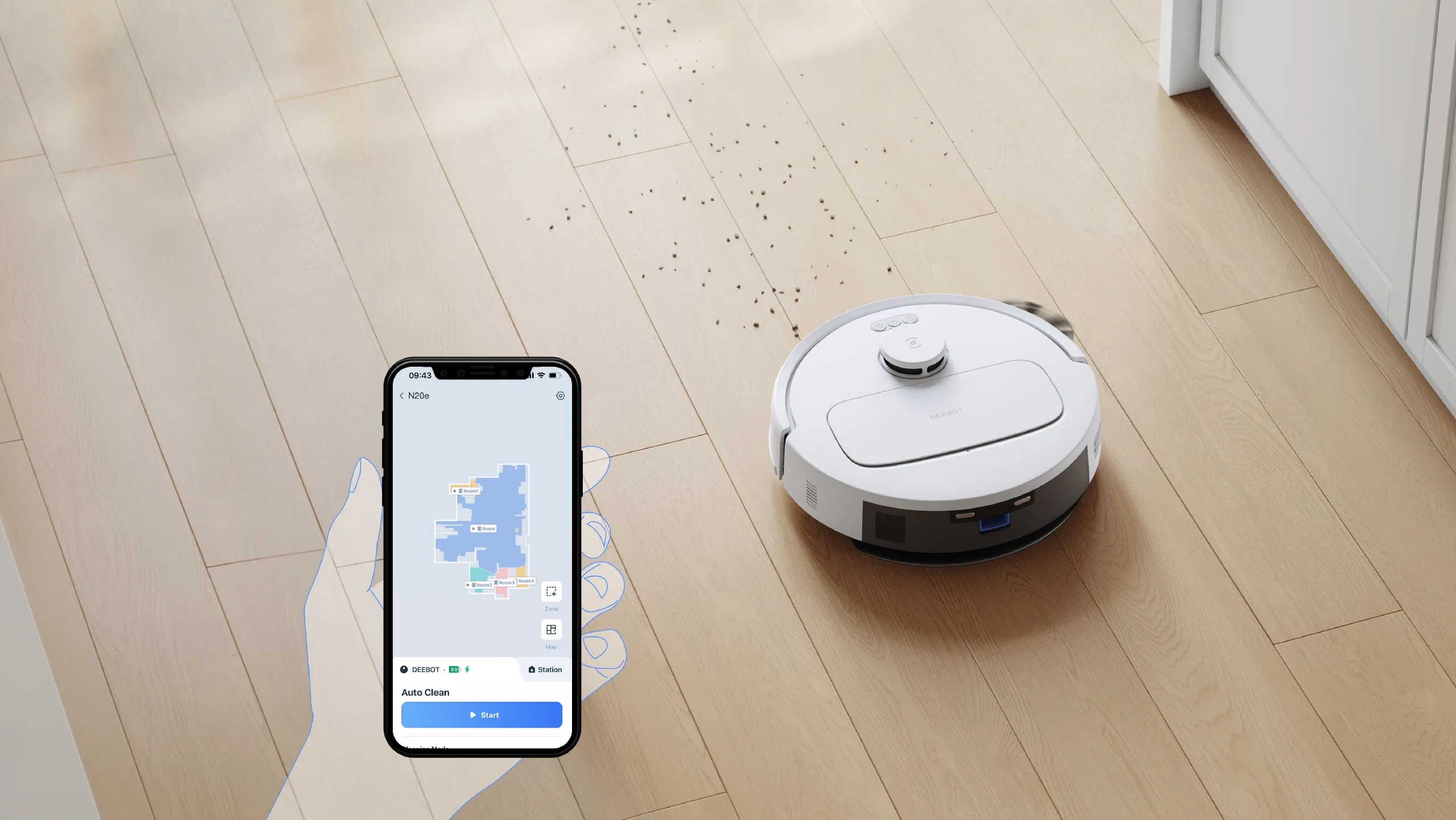 DEEBOT N20e WHITE - ECOVACS AE