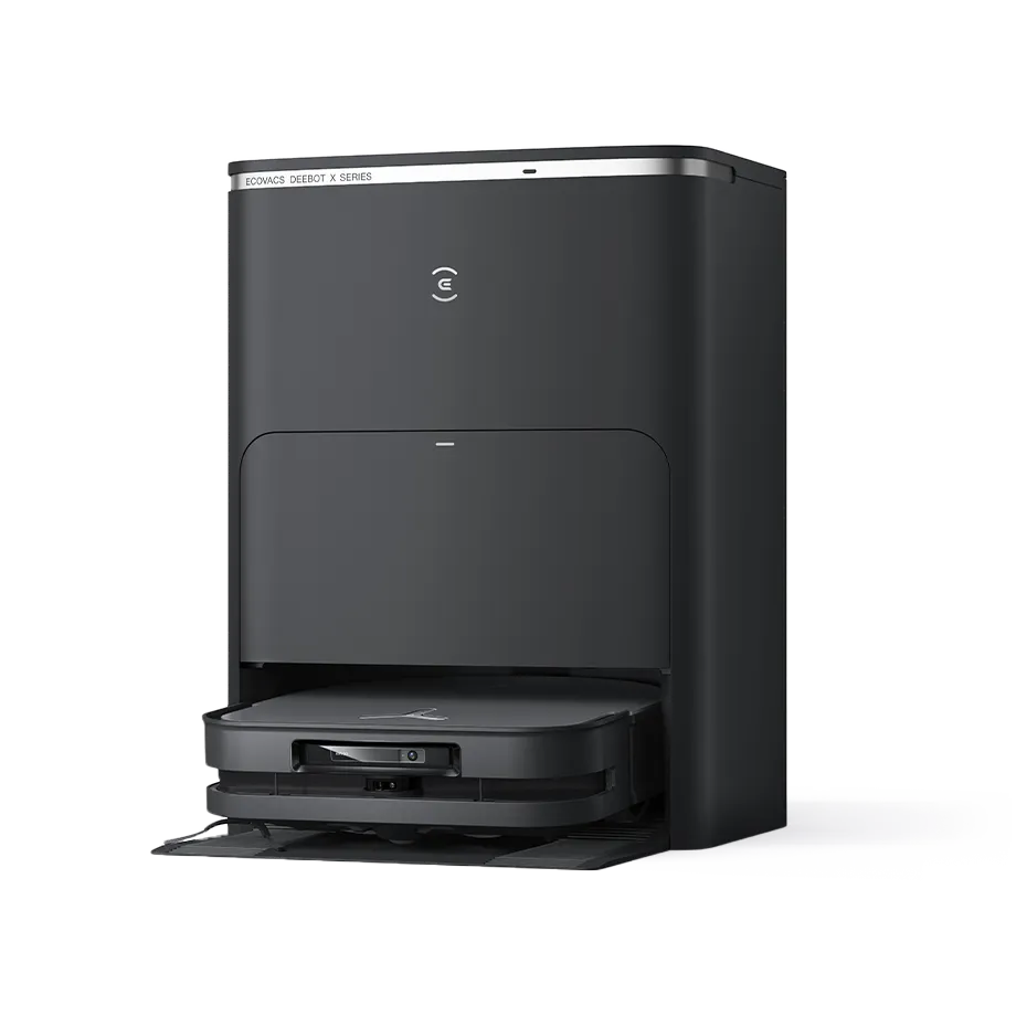 DEEBOT X2 OMNI Black | Square Robot Vacuum & Mop (8000pa, Auto