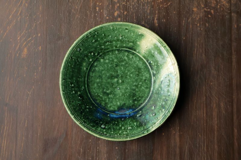 織部5寸皿 / 大隅新 - うつわと暮らしの道具 sizuku