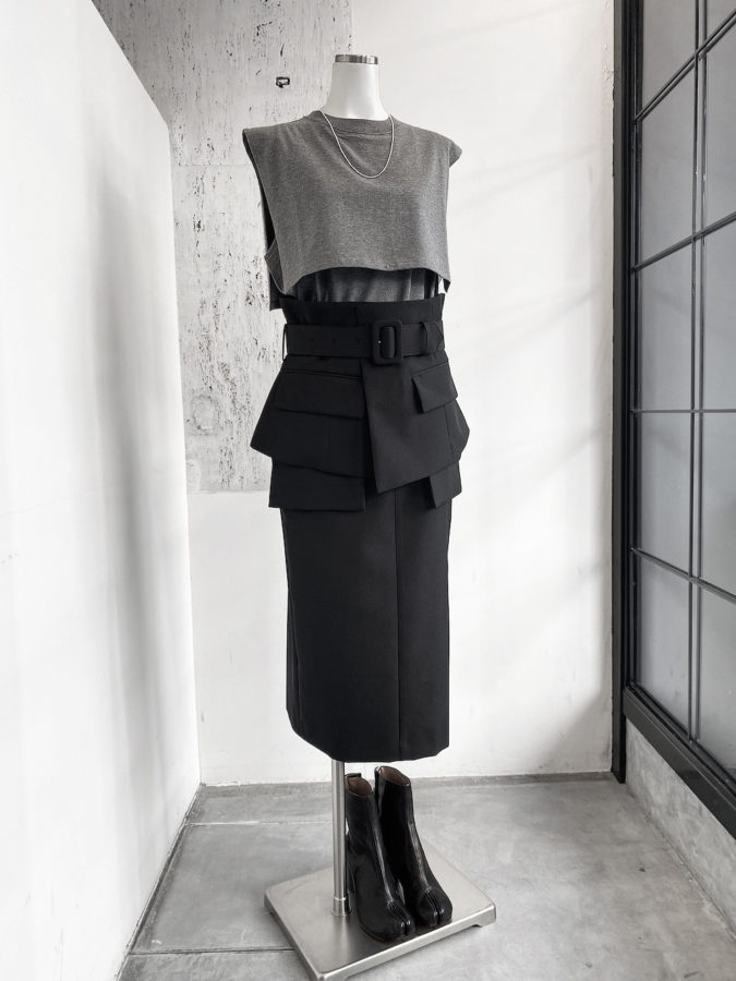 HYKE ハイク/ DOESKIN CORSET BELT – six
