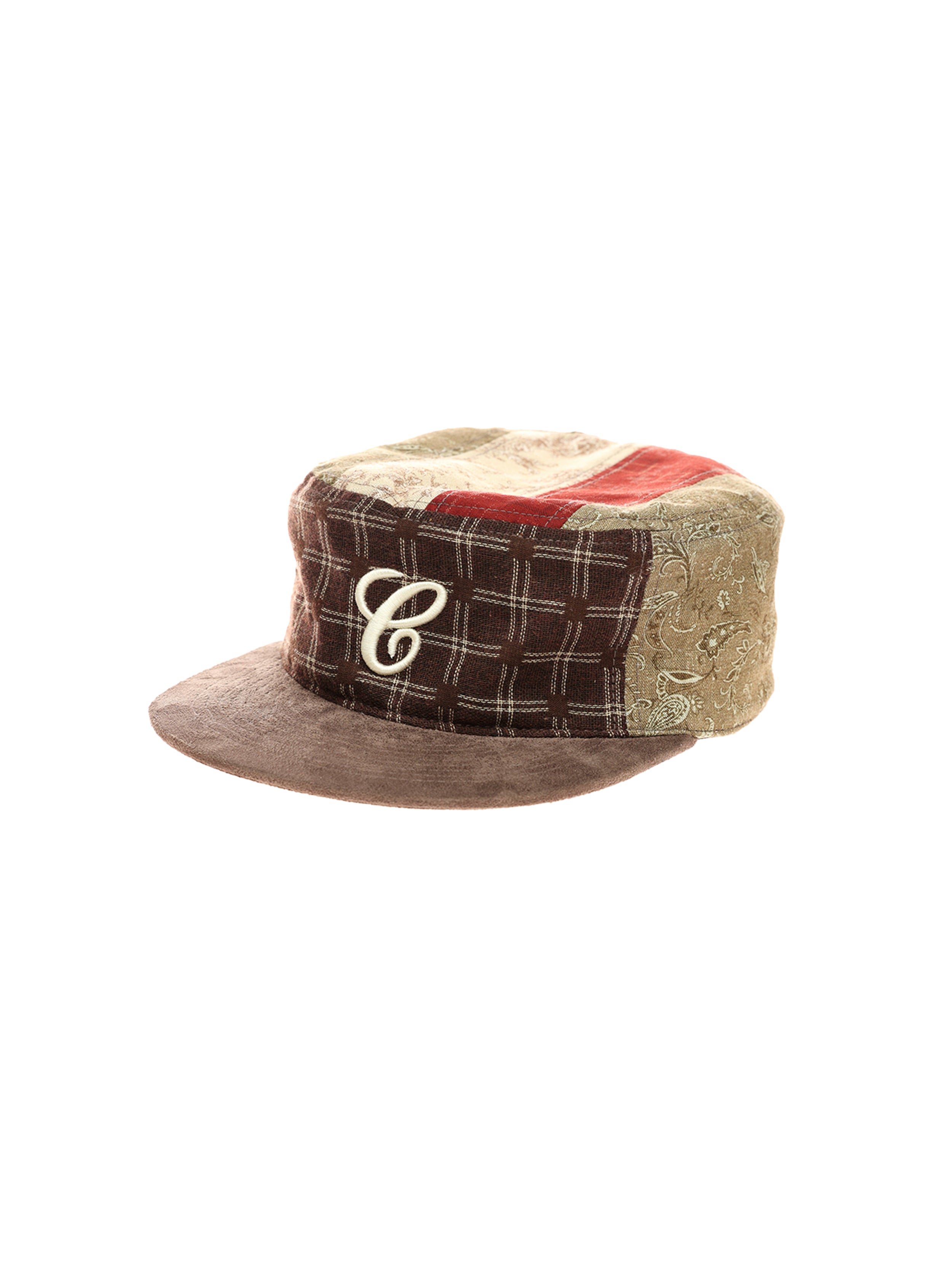 6CRAYON Vintage Patchwork Flat Top Baseball Cap – sixcrayon.com