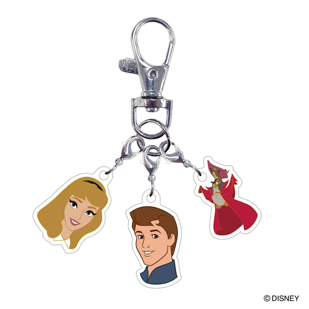 ディズニー トリオアクリルキーホルダー プリンセスシリーズ – きゃら
