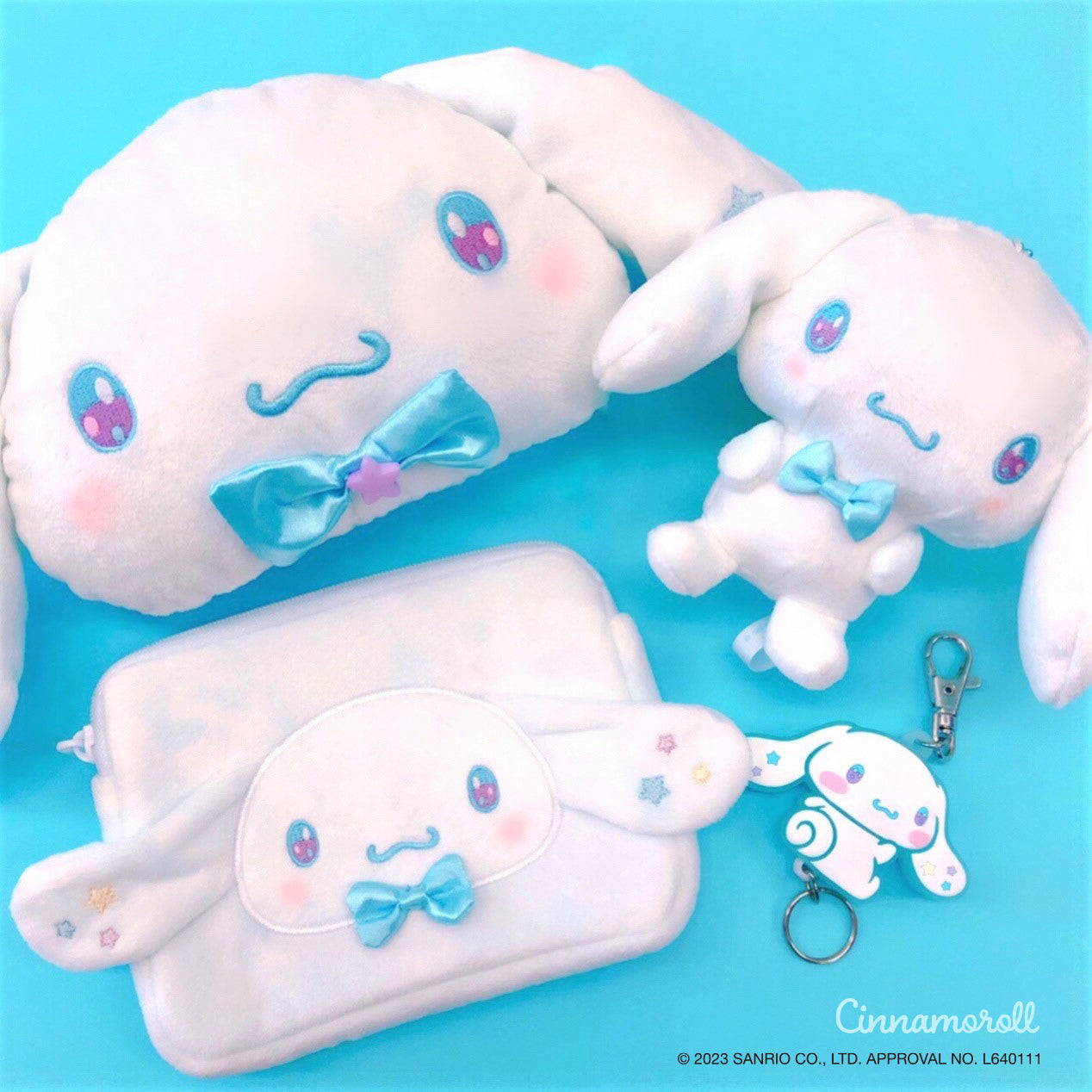 サンリオ ゆめふわぬいぐるみボールチェーン（シナモロール） – きゃら