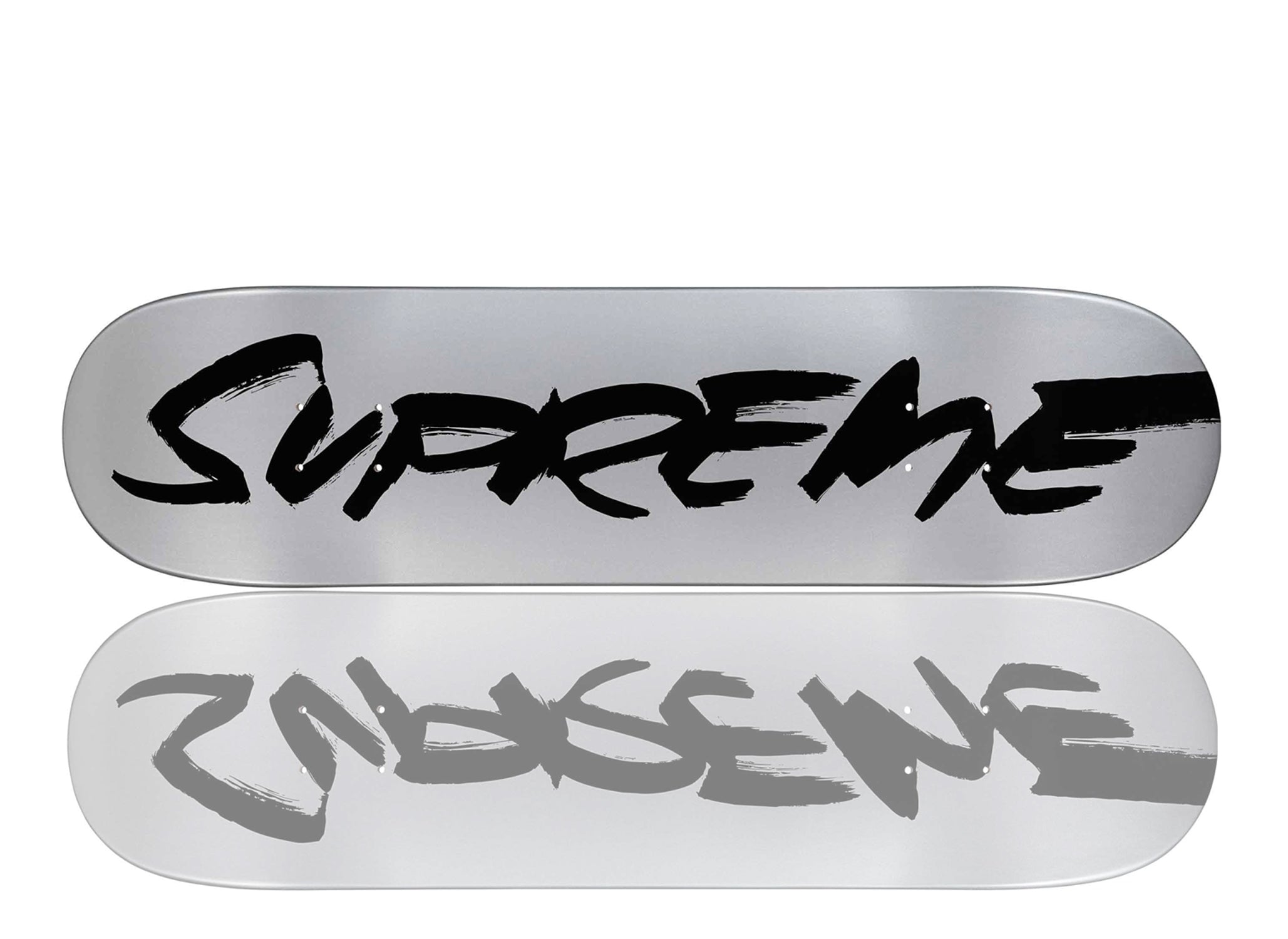 FUTURA x SUPREME 'Our Shit' (2025) Skateboard Deck (silver) – Sk8