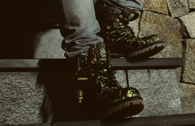 アトモス」×「ティンバーランド」総柄デザインの6インチブーツが数量