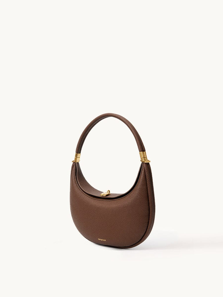 Luna Bag | Curved Full-Grain Leather Shoulder Bag – Songmont