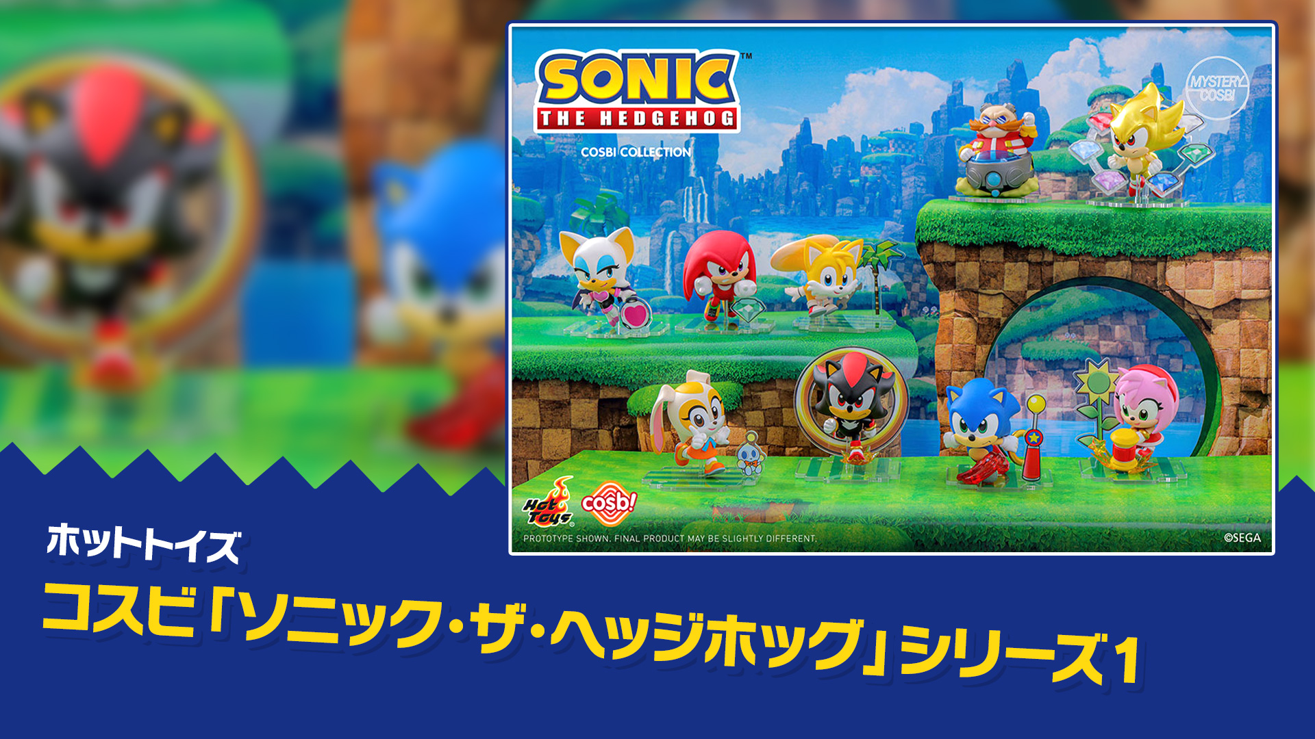 SEGA | ソニックチャンネル | セガストア限定 コスビ「ソニック・ザ