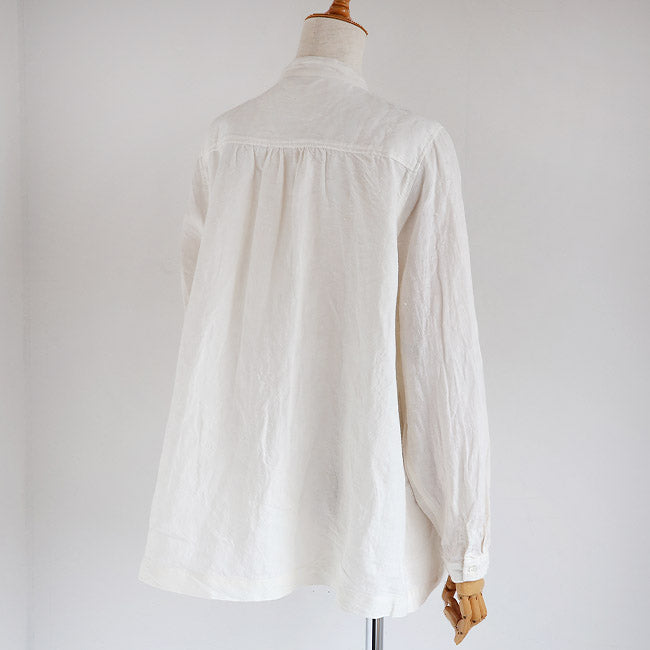 iCHi Antiquites(イチアンティークス) French Linen Frill Blouse