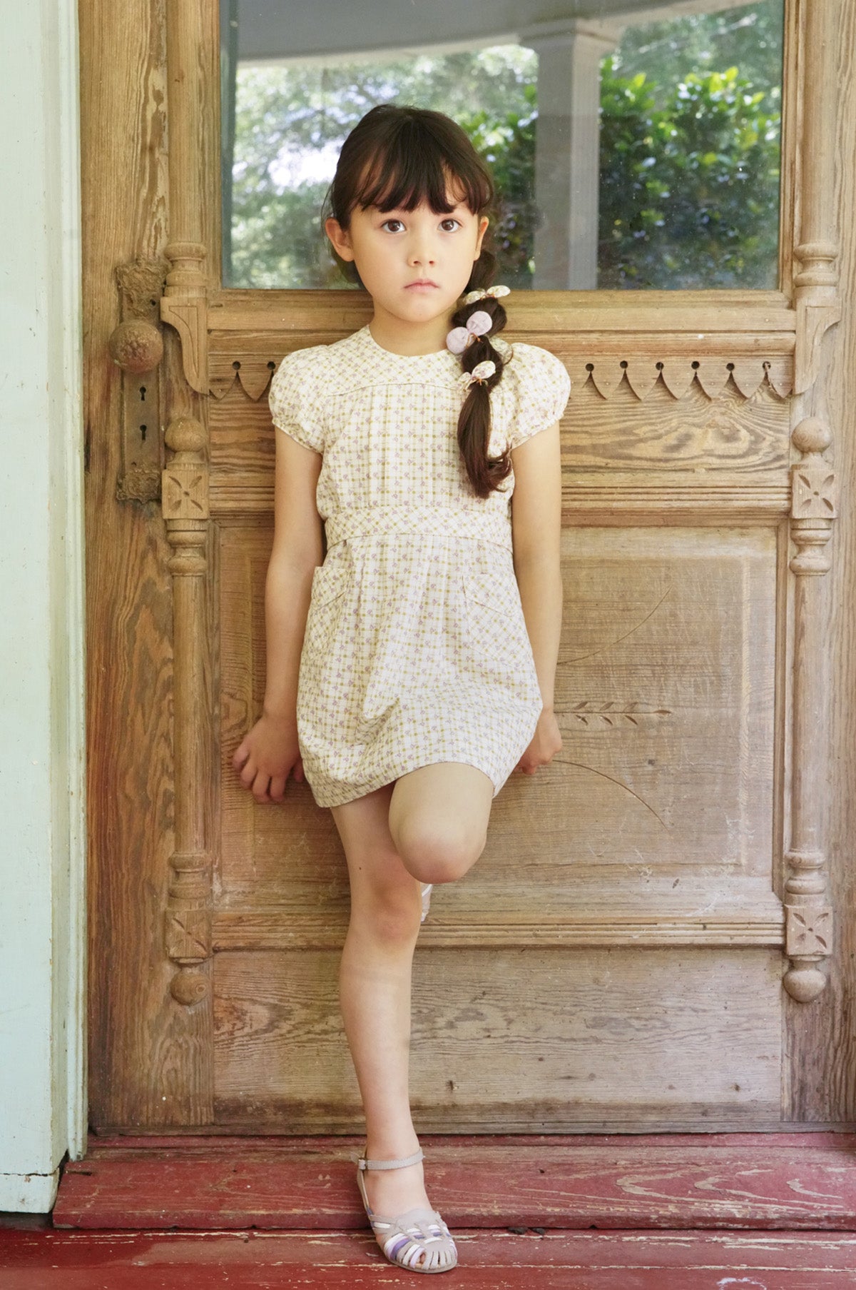 soor ploom ines 4y ギンガム SOOR PLOOM ines Ines Romper Gingham 4y