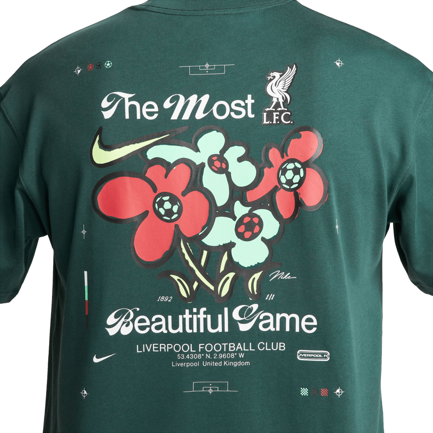 Nike Liverpool Max90 Soccer Tee Soccer FJ1848-397 Green
