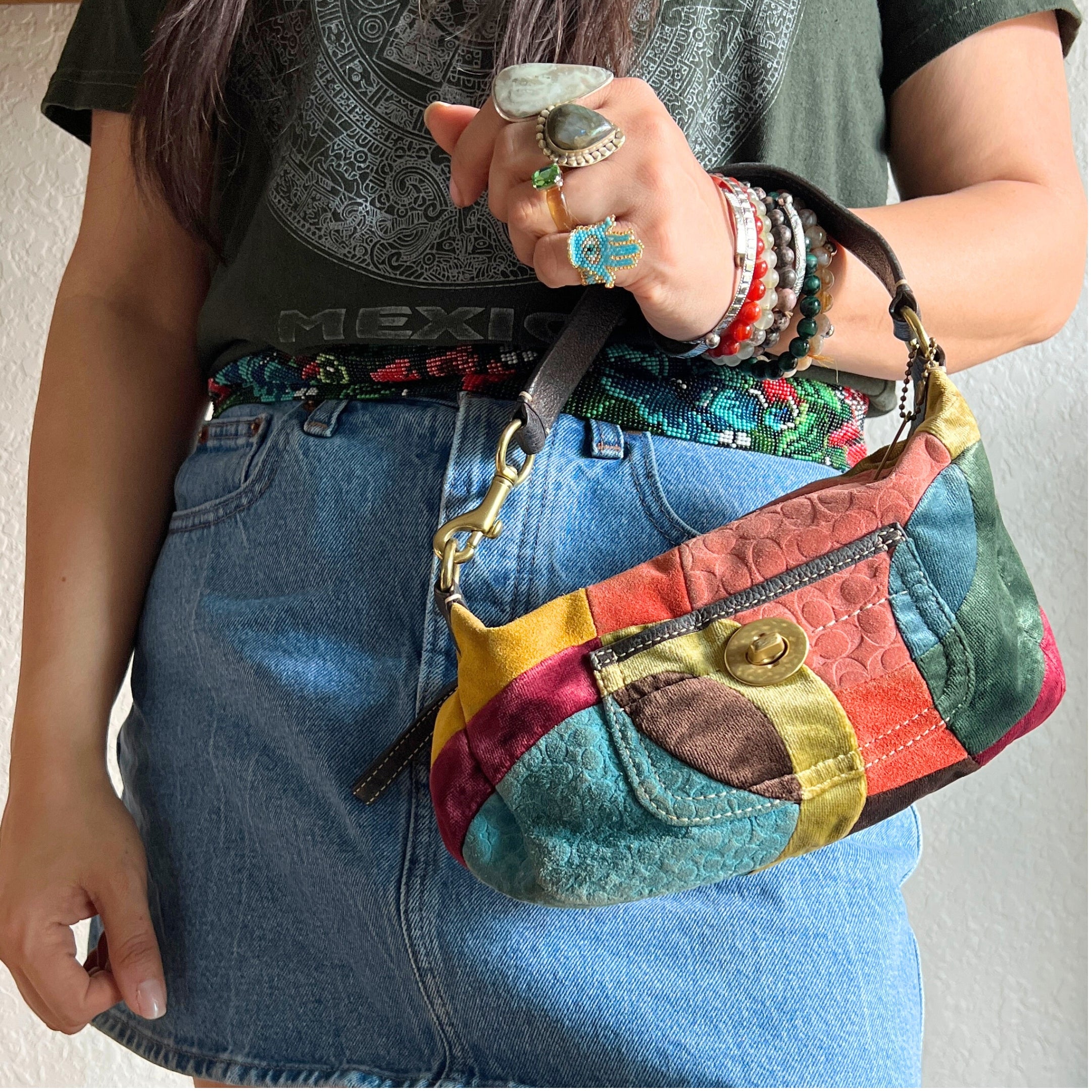 Coach Limited Edition Ergo Patchwork Pouch 40832 – Socorro Society