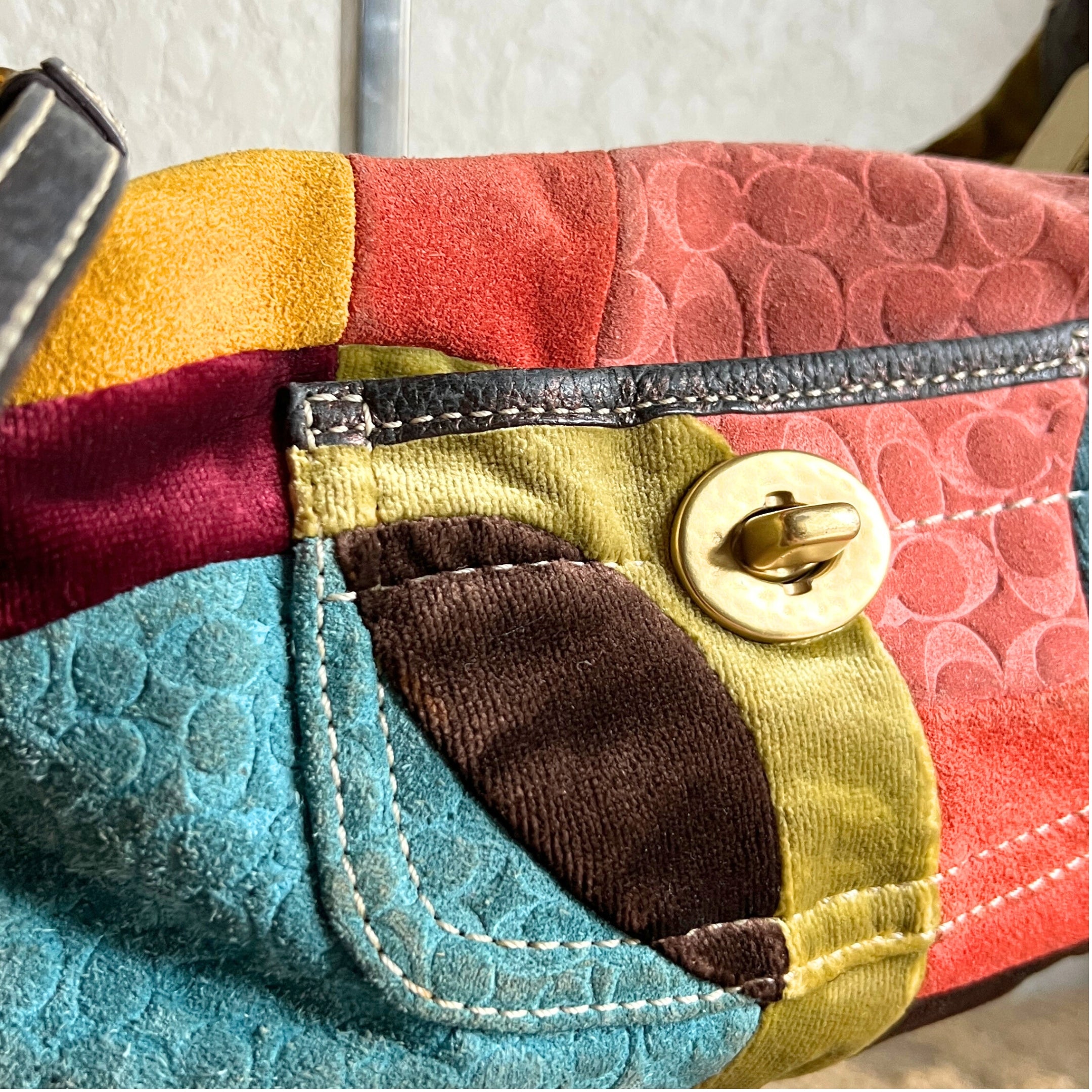 Coach Limited Edition Ergo Patchwork Pouch 40832 – Socorro Society