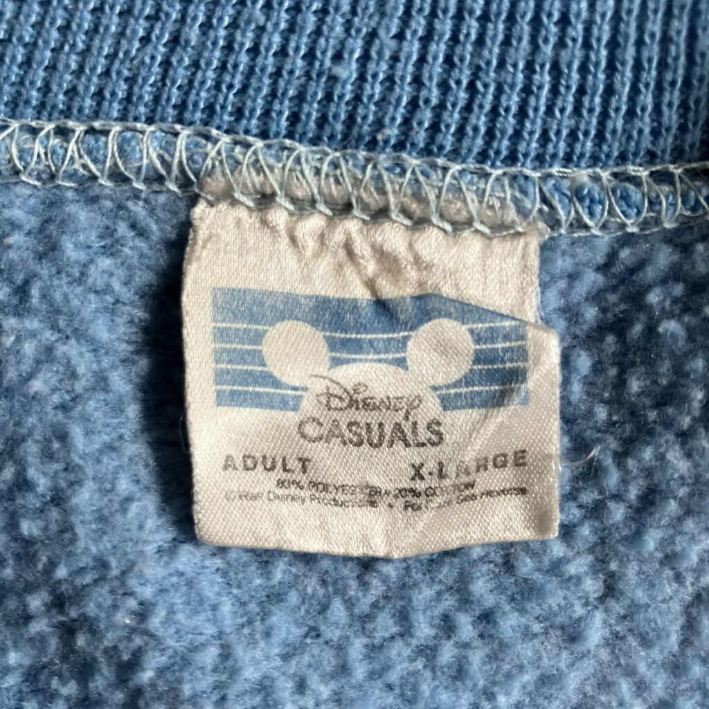 マイケル・ジャクソンも着ていた】白足ミッキーマウスの古着スウェット