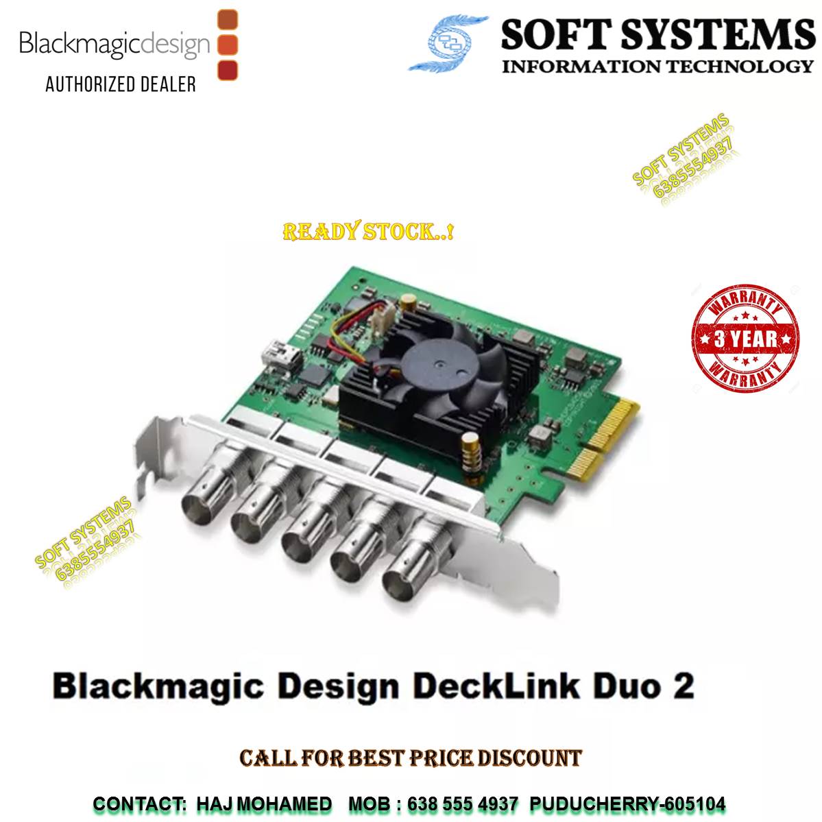 Blackmagicdesign DeckLink Duo 2 – Soft Systems Information Technology