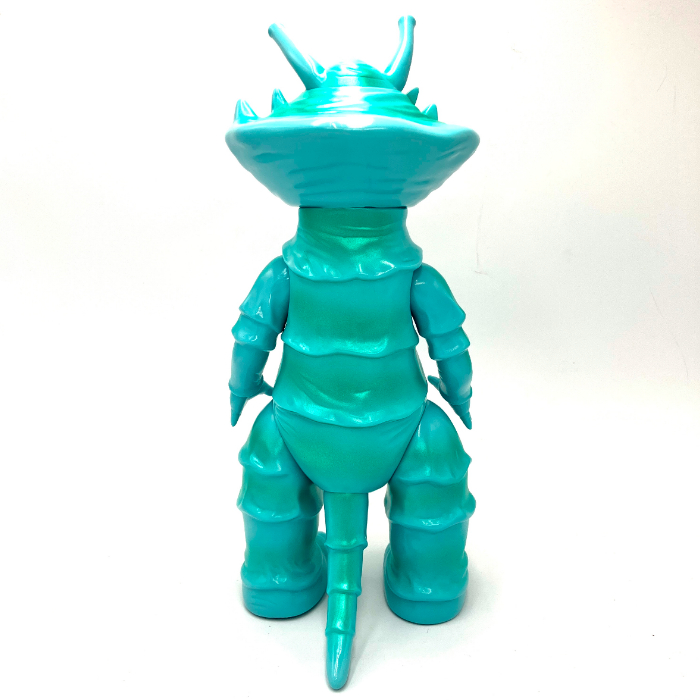 マルサン ウルトラマンジャック ミドル 金目 水色 レトロカラー ソフビ