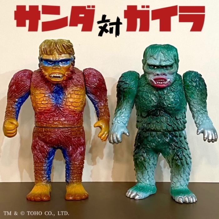 サンダ＆ガイラ（マルサン電撃）ソフビフィギュア2体セット 【公式通販】