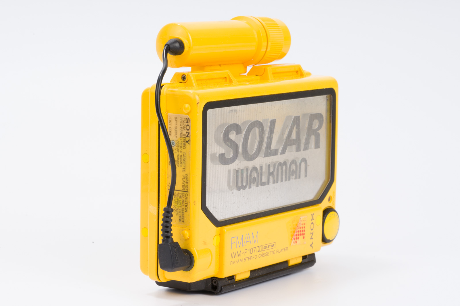 Sony WM-F107 Solar Walkman • Museum Of Solar Energy