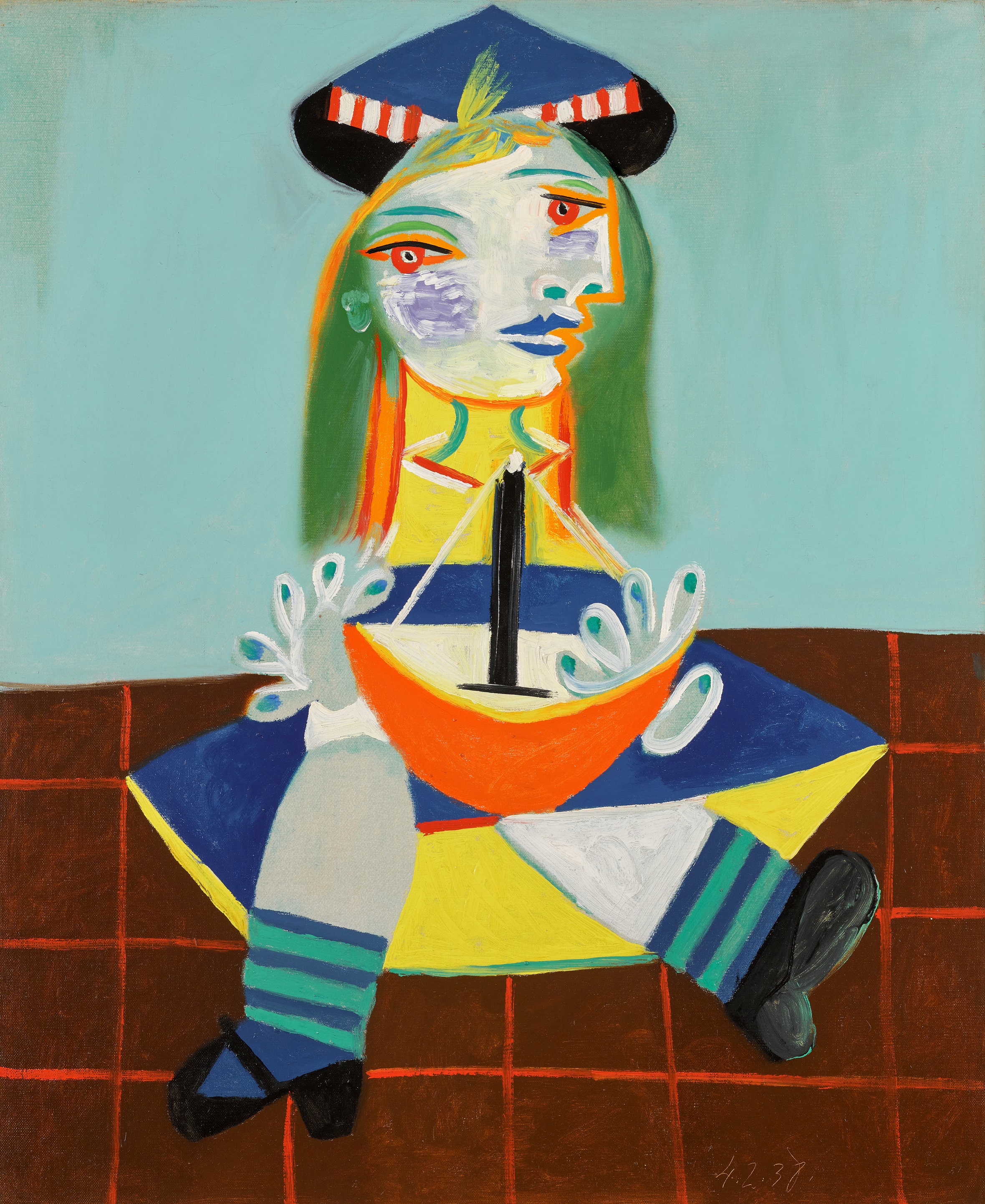 Picasso's Joyful & Tender Portrait of his Daughter Maya – Born in