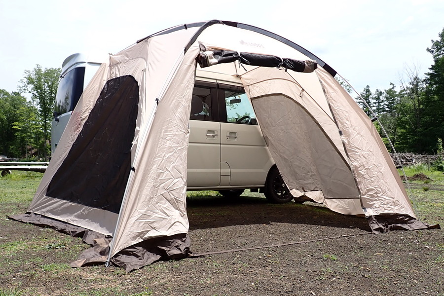LOGOS Tradcanvas ハイタイプカーサイドオーニング テント