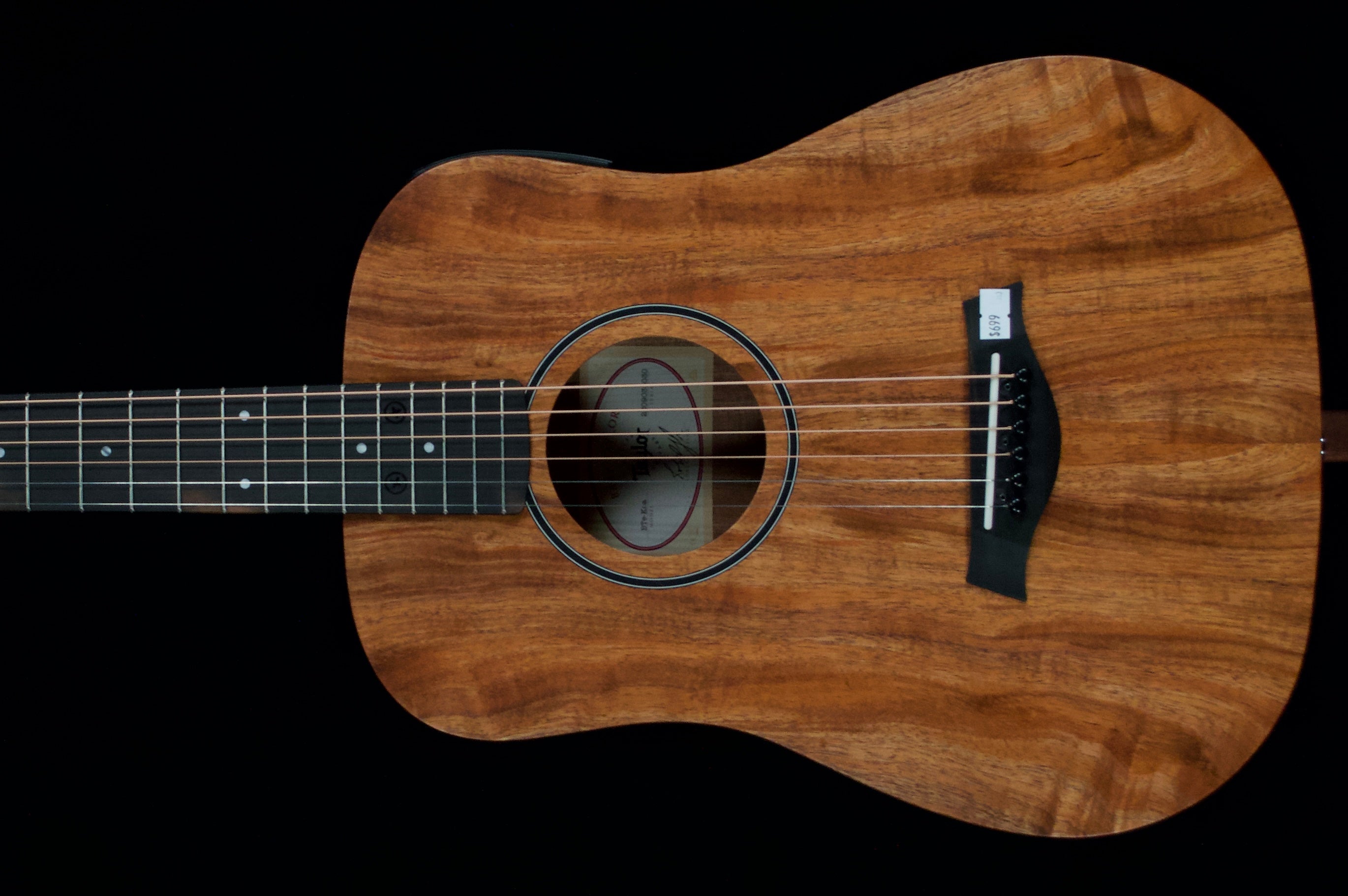 ✓ Taylor Baby BTe- Koa Left-handed – Southpaw Guitars