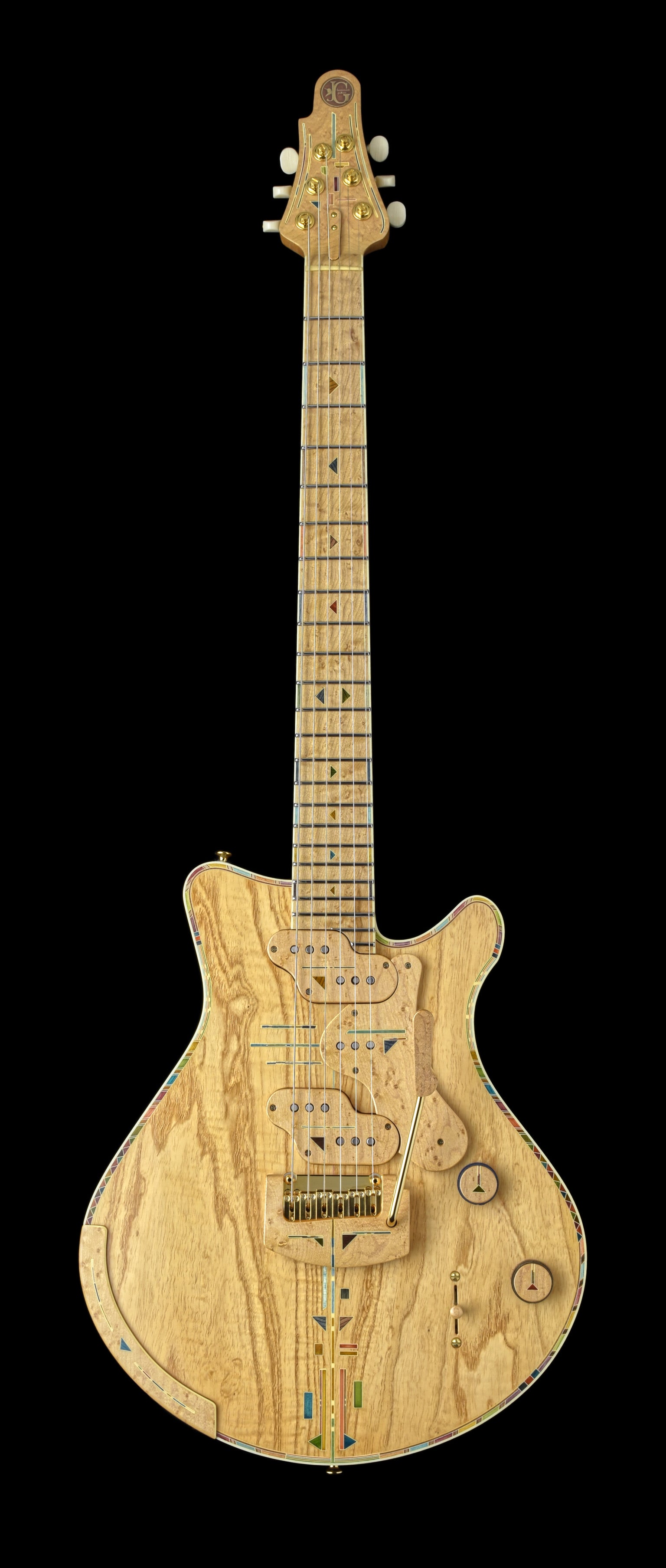 Jersey Girl Homemade Guitars Coota-Robitz 2025 - Ash / Figured