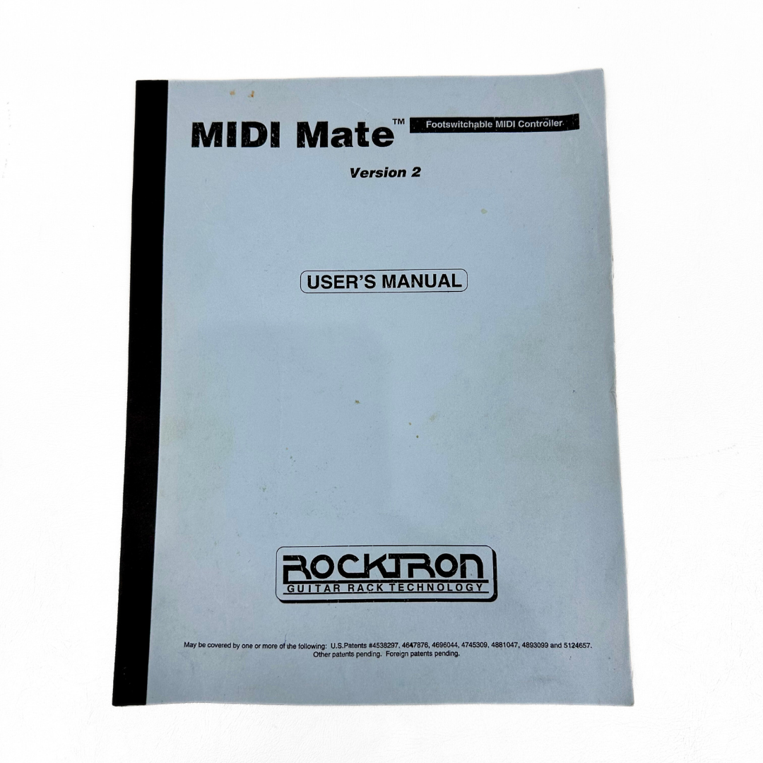 Rocktron MIDI Mate Programmable MIDI Foot Controller – Southside