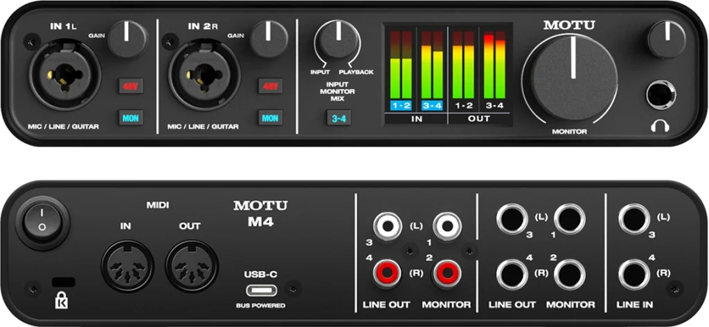 MOTU M4 Review - 4x4 Audio Interface with High-Quality DAC